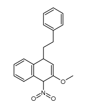 2-methoxy-1-nitro-4-phenethyl-1,4-dihydronaphthalene结构式
