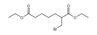 diethyl 2-(bromomethyl)heptanedioate Structure