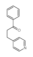 1-苯基-3-吡啶-4-基丙烷-1-酮结构式