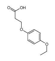 Propanoic acid, 3-(4-ethoxyphenoxy)- (9CI)结构式