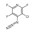 4-azido-2,5,6-trifluoro-3-chloropyridine结构式