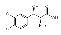 DL-苏-3,4-二羟基苯丝氨酸结构式