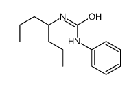 1-heptan-4-yl-3-phenylurea Structure
