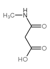 3-(甲基氨基)-3-氧代丙酸结构式