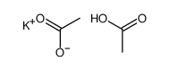 potassium hydrogen diacetate Structure