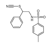 [2-[(4-methylphenyl)sulfonylamino]-1-phenylethyl] thiocyanate结构式