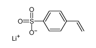Lithium 4-vinylbenzenesulfonate Structure