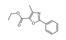 Ethyl 4-methyl-2-phenyl-1,3-oxazole-5-carboxylate Structure