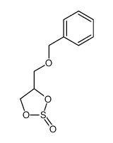 4-(benzyloxymethyl)-1,3-dioxo-2-thiolane 2-oxide结构式