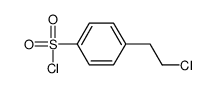 4-(2-Chloroethyl)benzenesulfonyl chloride Structure