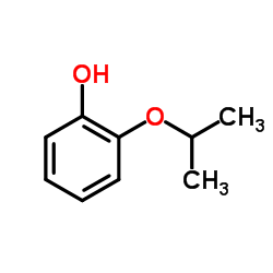 邻异丙氧基苯酚结构式
