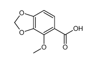 4-methoxy-1,3-benzodioxole-5-carboxylic acid结构式