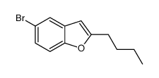 5-Bromo-2-butyl-1-benzofur Structure