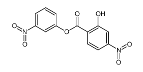 2-hydroxy-4-nitro-benzoic acid-(3-nitro-phenyl ester)结构式