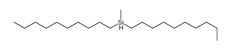 didecyl(methyl)silane Structure