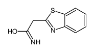 2-(1,3-苯并噻唑-2-基)乙酰胺结构式