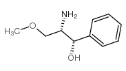 (1S,2S)-(+)-2-氨基-3-甲氧基-1-苯基-1-丙醇结构式