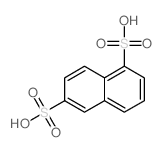 1,6-Naphthalene disulfonic Acid Structure