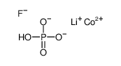 lithium,cobalt(2+),hydrogen phosphate,fluoride结构式