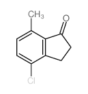 4-氯-7-甲基-1-茚酮结构式