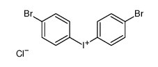 bis(4-bromophenyl)iodanium,chloride结构式