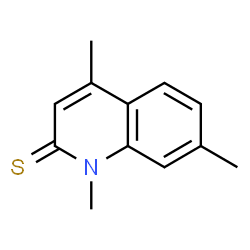 2(1H)-Quinolinethione,1,4,7-trimethyl-结构式