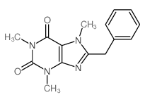 CAFFEINE, 8-BENZYL-结构式