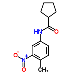 Cyclopentanecarboxamide, N-(4-methyl-3-nitrophenyl)- (9CI) Structure