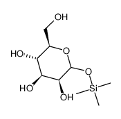 1,2,3,4,6-Penta-O-trimethylsilyl-D-mannopyranose结构式