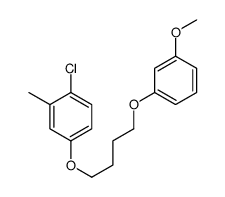 1-chloro-4-[4-(3-methoxyphenoxy)butoxy]-2-methylbenzene Structure