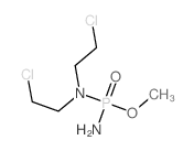 N-(amino-methoxy-phosphoryl)-2-chloro-N-(2-chloroethyl)ethanamine Structure