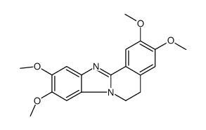 2,3,9,10-tetramethoxy-5,6-dihydrobenzimidazolo[2,1-a]isoquinoline结构式