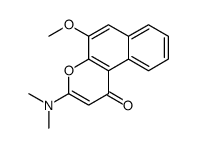 3-(dimethylamino)-5-methoxybenzo[f]chromen-1-one结构式