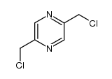2,5-bis(chloromethyl)pyrazine结构式