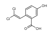 2-(β,β-dichloroethenyl)-5-hydroxybenzoic acid Structure