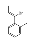 1-(1-bromoprop-1-enyl)-2-methylbenzene结构式