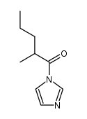 1-(2-methyl-pentanoyl)-1H-imidazole结构式