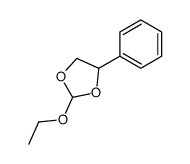 2-ethoxy-4-phenyl-1,3-dioxolane结构式