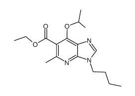 3-butyl-7-isopropoxy-5-methyl-3H-imidazo[4,5-b]pyridine-6-carboxylic acid ethyl ester Structure