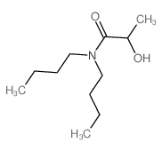 N,N-二丁基-2-羟基丙酰胺结构式