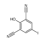 2-hydroxy-5-iodobenzene-1,3-dicarbonitrile结构式