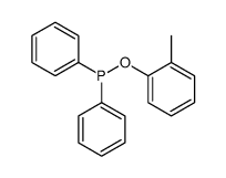 (2-methylphenoxy)-diphenylphosphane Structure