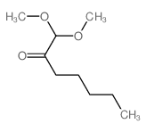 2-Heptanone,1,1-dimethoxy- Structure