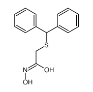 2-benzhydrylsulfanyl-N-hydroxyacetamide结构式