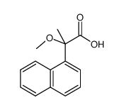 2-甲氧基-2-(1-萘基)丙酸结构式