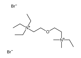 triethyl-[2-[2-[ethyl(dimethyl)azaniumyl]ethoxy]ethyl]azanium,dibromide Structure