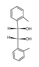 meso-1,2-bis(2-methylphenyl)ethane-1,2-diol结构式