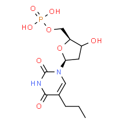 2'-deoxy-5-propyl-5'uridylic acid结构式