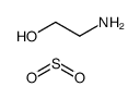 2-aminoethanol, compound with sulphur dioxide (1:1) structure