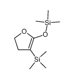 α-(trimethylsilyl)-γ-butyrolactone ketene trimethylsilyl acetal Structure